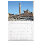 Calendrier Sienne (Italie) 12 mois (Jan 2026)