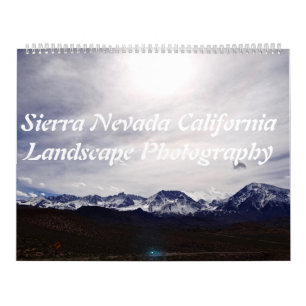 Calendrier Sierra photographie de paysage de Nevada la