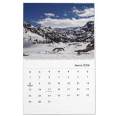 Calendrier Sierra photographie de paysage de Nevada la (Mar 2026)