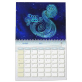 Calendrier Signe du Zodiaque Bleu (Feb 2027)