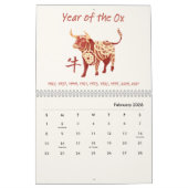 Calendrier SIGNE Zodiaque Chinois (Feb 2026)