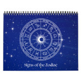 Calendrier Signes des illustrations du Zodiaque avec étoiles (Protection)