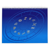 Calendrier Signes d'or de zodiaque (Protection)