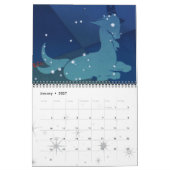Calendrier Signes vintages des constellations célestes du zod (Jan 2027)