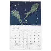 Calendrier Signes vintages des constellations célestes du zod (Mar 2027)