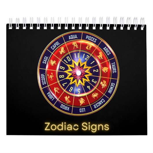 Calendrier Signes zodiaques Collection astrologique Calendrie (Protection)