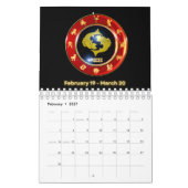 Calendrier Signes zodiaques Collection astrologique Calendrie (Feb 2027)