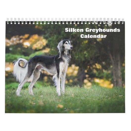 Calendrier Silken Greyhounds Puppies 2025 (Protection)