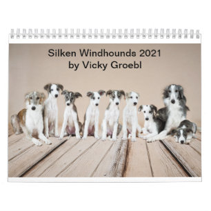 Calendrier Silken Windhounds 2021 par Vicky Groebl - Puppies 