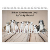 Calendrier Silken Windhounds 2021 par Vicky Groebl - Puppies  (Protection)