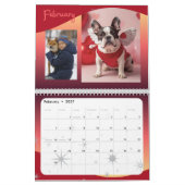 Calendrier Silly Dog Calendar Custom Photo Pet Lover Gift (Feb 2027)