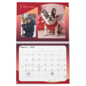 Calendrier Silly Dog Calendar Custom Photo Pet Lover Gift (Feb 2026)
