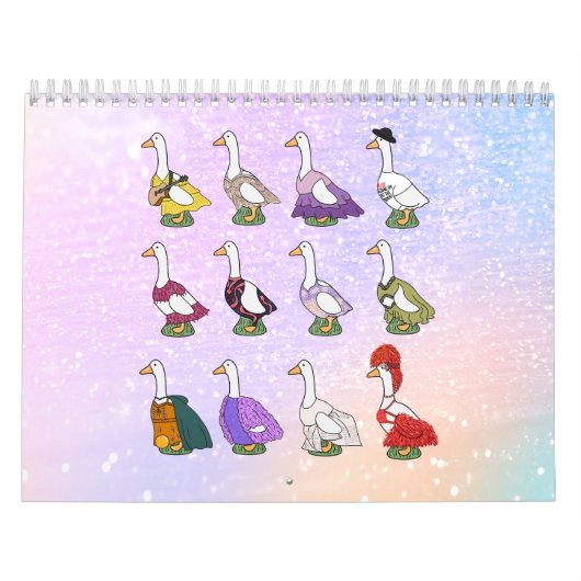 Calendrier Silly Geese (Photo Version) (Protection)