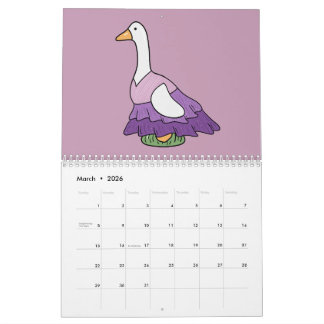 Calendrier Silly Goose (Color Pop Version)
