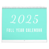Calendrier simple 2025 Minimaliste (Protection)