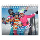 Calendrier Simple 4 Photos Par Mois 2026 Vue d'Ensemble de l' (Protection)