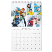 Calendrier Simple 4 Photos Per Month (Jan 2027)