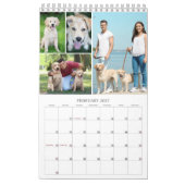 Calendrier Simple 4 Photos Per Month (Feb 2027)