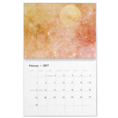 Calendrier simple adyour logo/design rose orange (Feb 2027)