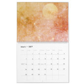 Calendrier simple adyour logo/design rose orange (Mar 2027)
