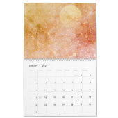 Calendrier simple adyour logo/design rose orange (Jan 2027)