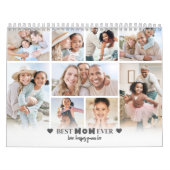 Calendrier Simple Best Mom Photo Collage Mère (Protection)