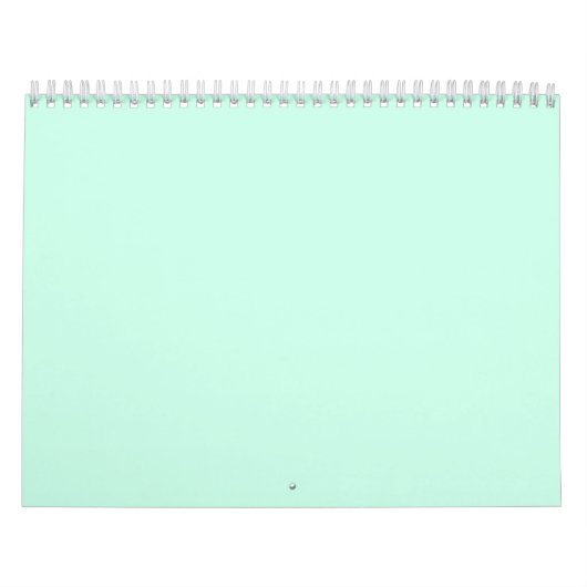 Calendrier simple couleur simple uni couleur personnalisée pa (Protection)