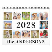 Calendrier Simple Créez votre propre photo personnalisée mode (Protection)