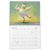 Calendrier simple d'art de 2010 termes - bel (Jan 2027)