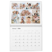 Calendrier Simple Elegant Photo Collage (Jan 2026)