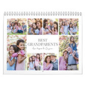 Calendrier Simple Grandparents Photo Collage (Protection)
