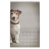 Calendrier Simple Jouer mignon et Whimsical année de CHIEN (Jan 2026)