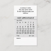 Calendrier simple Juillet 2021 Carte de visite (Devant)