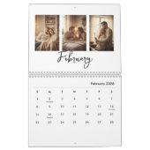 Calendrier Simple Modern Photo Calendar (Feb 2026)