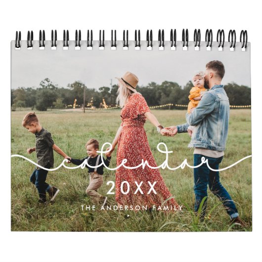 Calendrier Simple police mignonne photo 2023 (Protection)