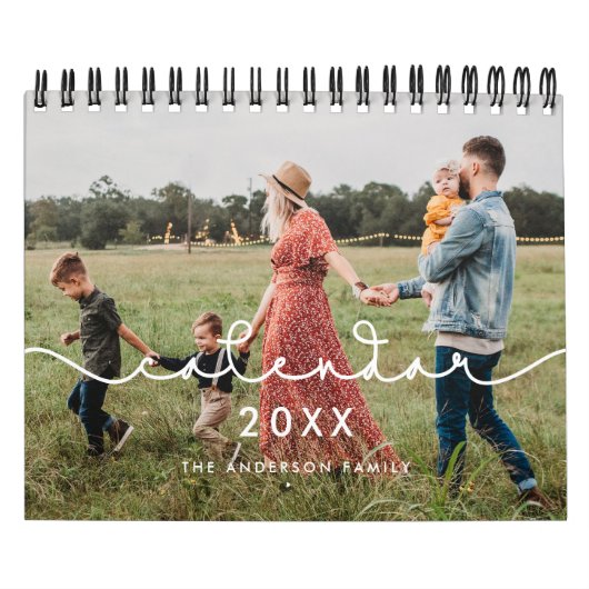 Calendrier Simple police mignonne photo 2023 (Protection)