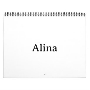 Calendrier Simple Professionnel 8,5" x 11" 2 pages moyen noir
