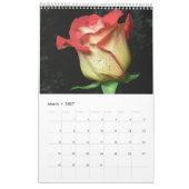 Calendrier simple rose 2027 (Mar 2027)