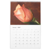 Calendrier simple rose 2027 (Jan 2027)