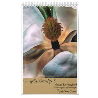 Calendrier Simply Beautiful : Nature Re-imaged Calendar