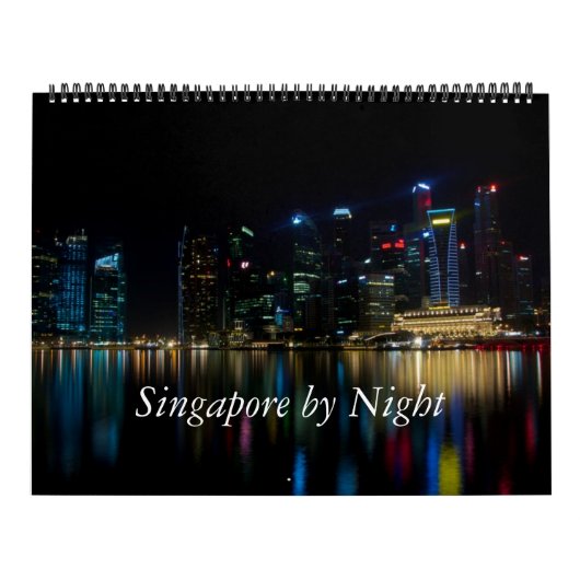 Calendrier Singapour par nuit (Protection)
