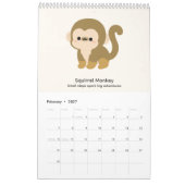 Calendrier Singe 2027 (Feb 2027)