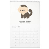 Calendrier Singe 2027 (Jan 2027)