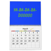 Calendrier Singérisme (Mar 2027)