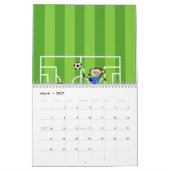 Calendrier Singes de football (Mar 2027)