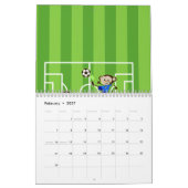 Calendrier Singes de football (Feb 2027)