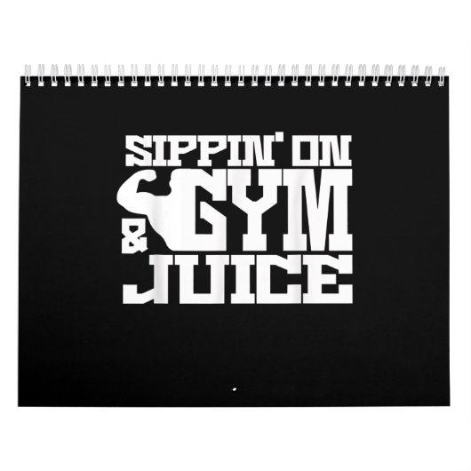 Calendrier Sippin Sur Le Jus De Gym - Les Chemises D'Exercice (Protection)