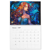 Calendrier Sirène En Verre Tiré (Feb 2027)