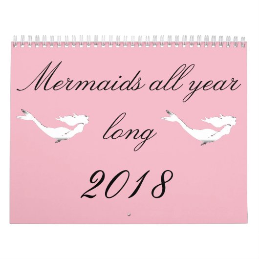 Calendrier Sirènes toute l'année 2018 (Protection)