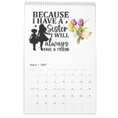 Calendrier Sistère (Mar 2027)